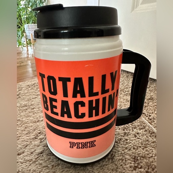 Lot of 2 Items: PINK ‘Totally Beachin’’ Tumbler & PINK Watermelon Fun Cup - Picture 5 of 8